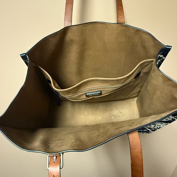 Tory Burch Black and Brown Tote - Picture 2 of 3